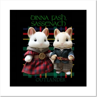 dinna fash sassenach calico critter Posters and Art